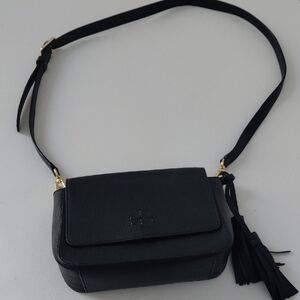 Tory Burch Black Crossbody Bag with Tassel
